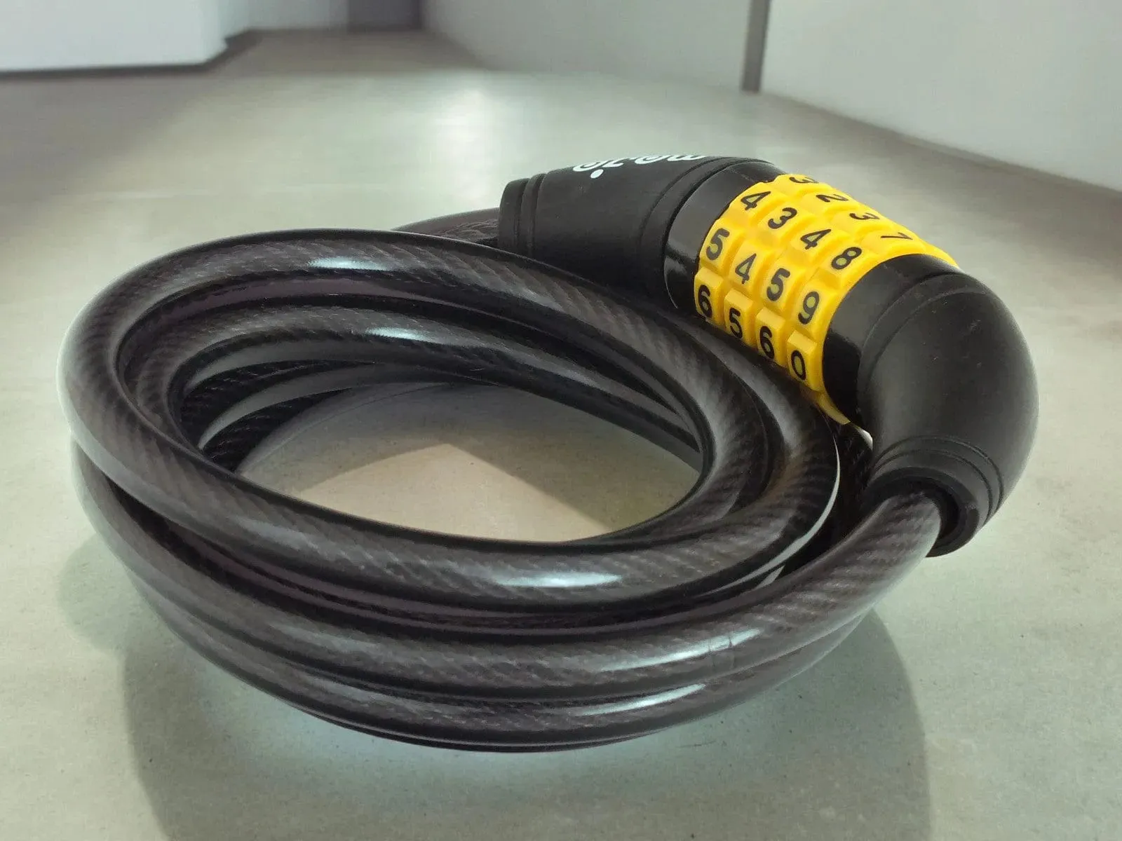 1.8m Cable Bike Lock with 4 Digit Combination