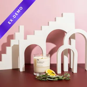 4 Piece Geometric Foam Styling Prop Set for Photography (White) (DEMO STOCK)