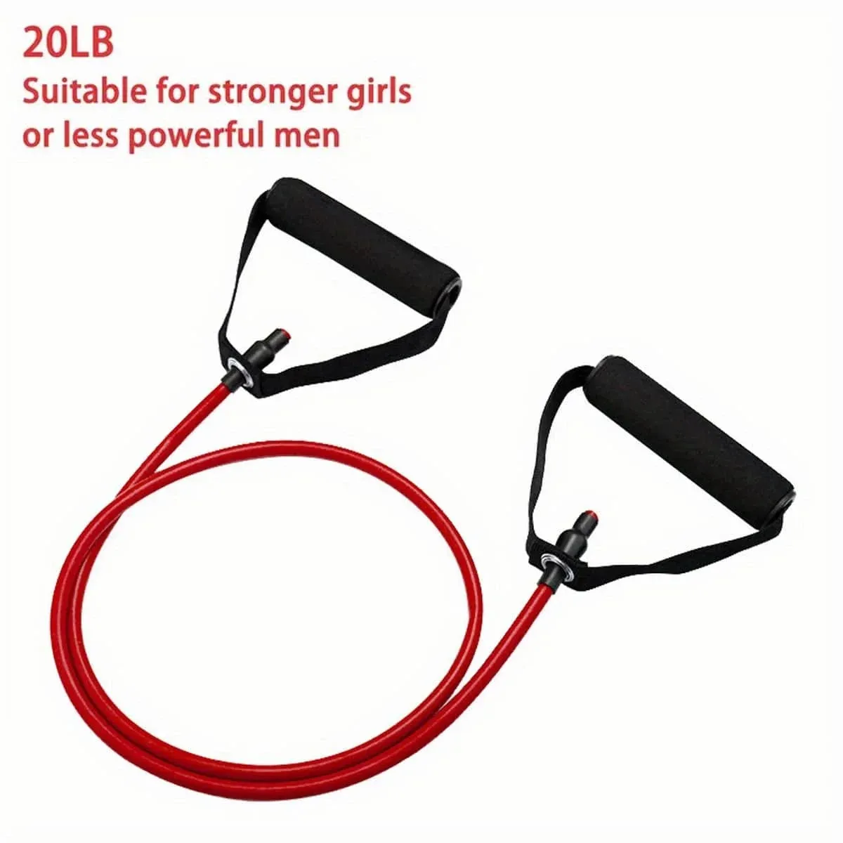 5 Level Resistance Bands with Handles for Home Workouts