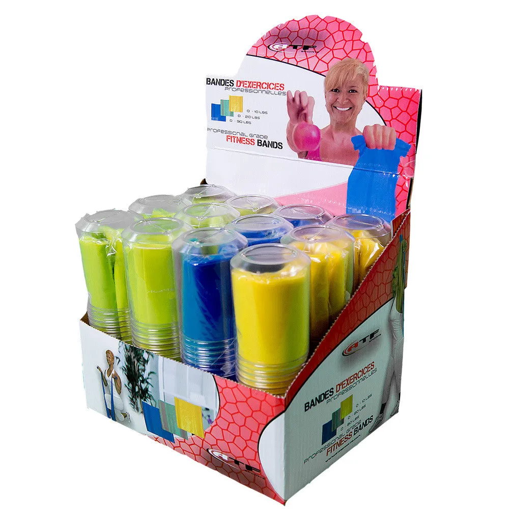 59'' Aerobic Bands - 12 pcs