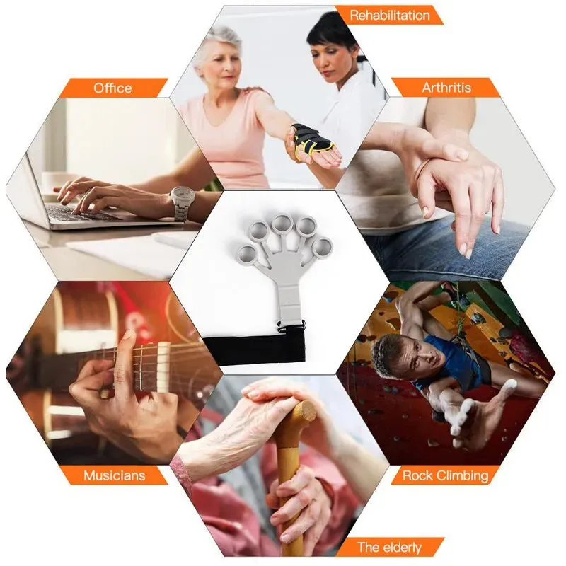 6 Resistant Levels Physical Tools Hand Strengthener Finger Gripper for Patient