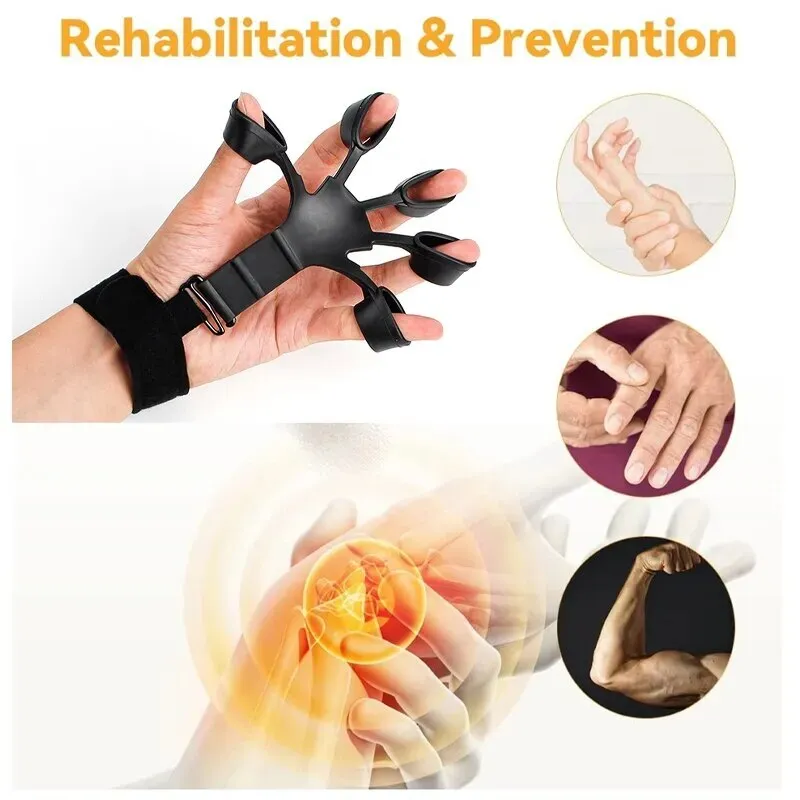6 Resistant Levels Physical Tools Hand Strengthener Finger Gripper for Patient