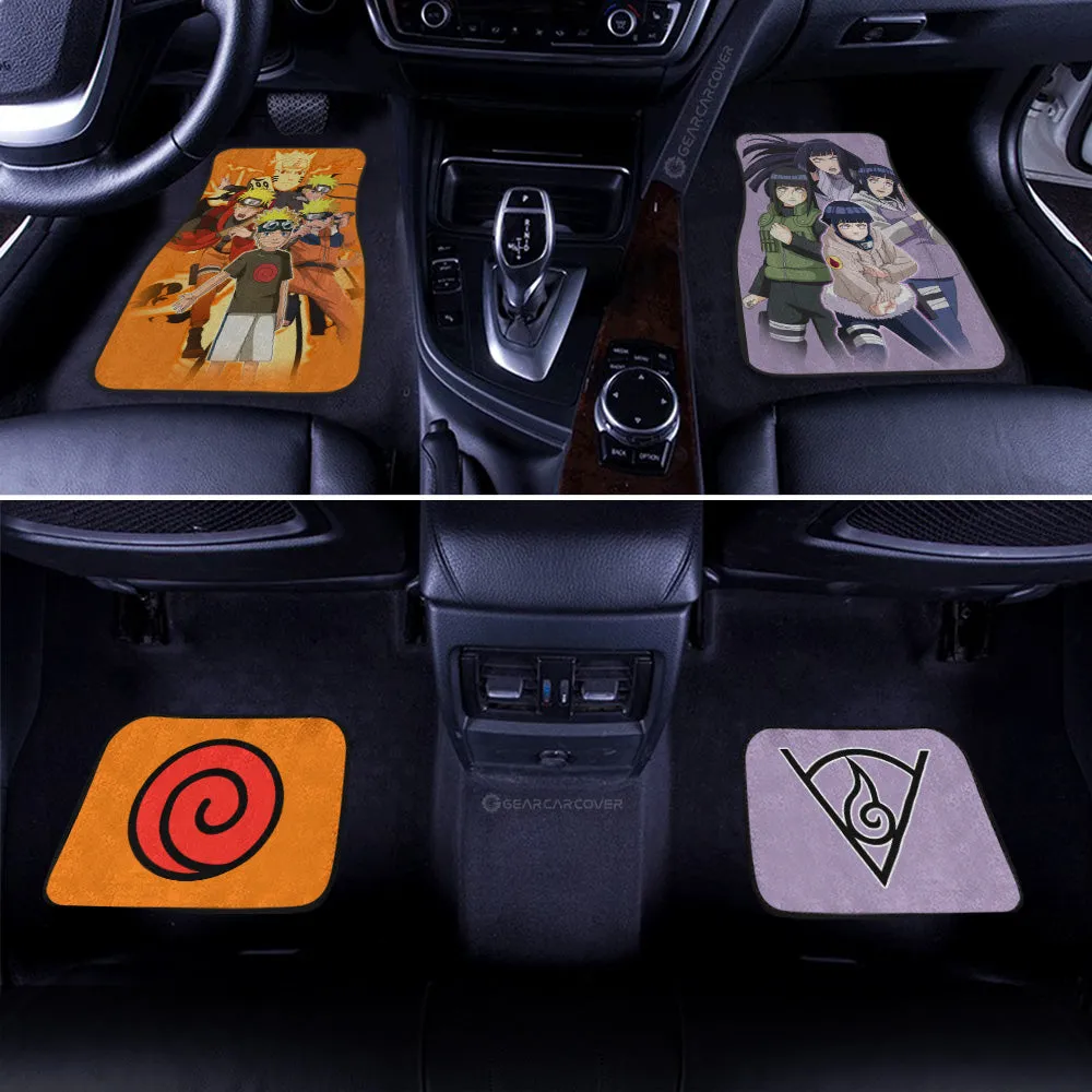 And Hinata Car Floor Mats Custom Anime Car Accessories