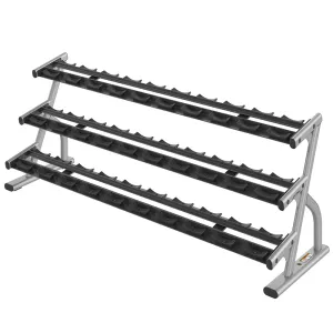 Axiom Series 3-Tier Long Saddle Dumbbell Rack (5-75)
