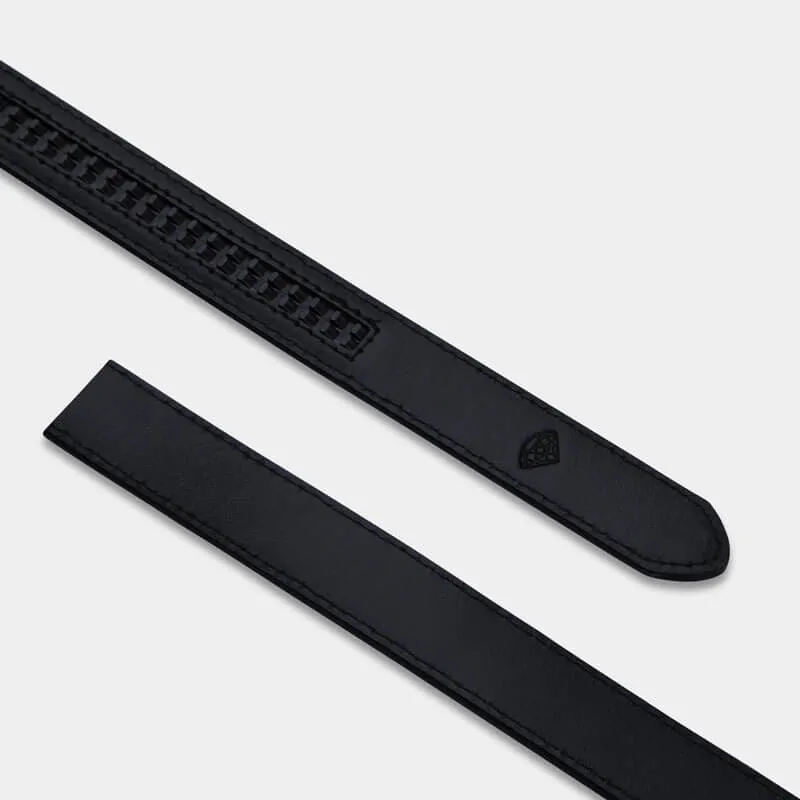 Black Skinny Leather Strap