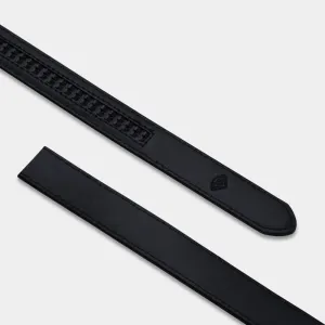 Black Skinny Leather Strap