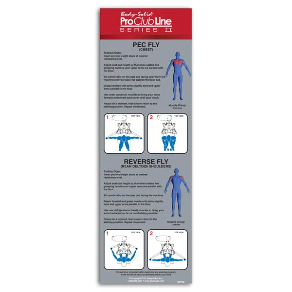 Body Solid Pro Club Line Series II Pec Fly and Rear Delt