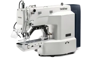 Brother KE-430HX  Electronic Direct Drive Lockstitch Bar Tacker With Needle Cooler Device and  Short Remaining Thread Complete Set With Table , Stand, Motor and Castor Wheels KE-430HX-05  Heavy Materials