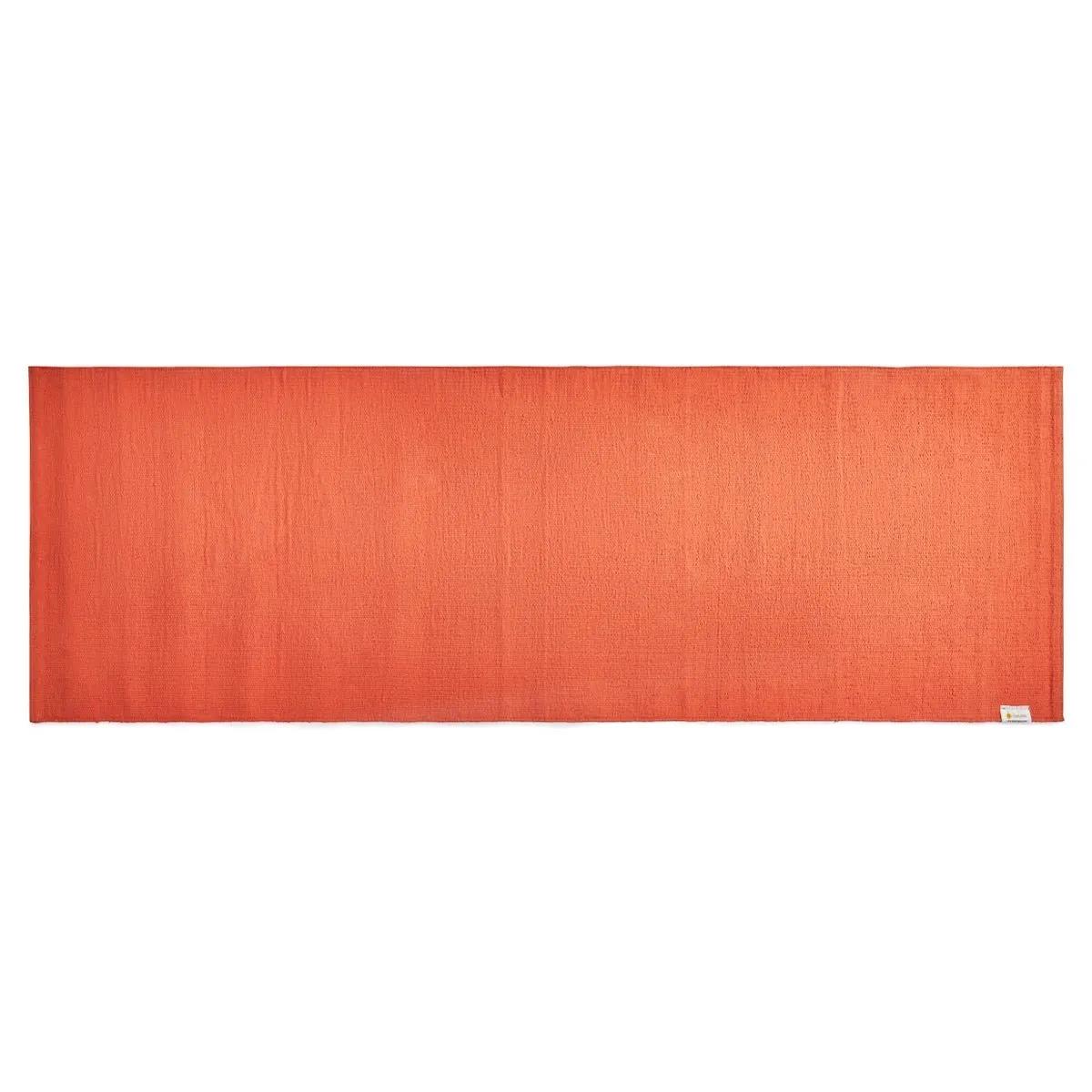 Cotton Yoga Mat- High Grip Orange- 24 inches
