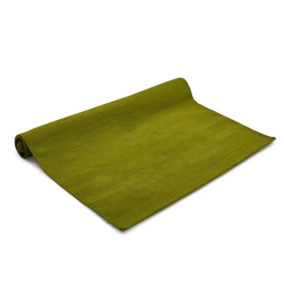 Cotton Yoga Mat- Moderate Grip- Pink-27 inches