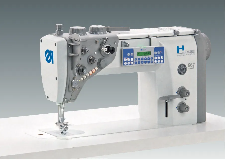 Duerkopp Adler H-TYPE 967-180100 Classic: Heavy single-needle lockstitch sewing machine  with complete set - Classic  flat bed machine