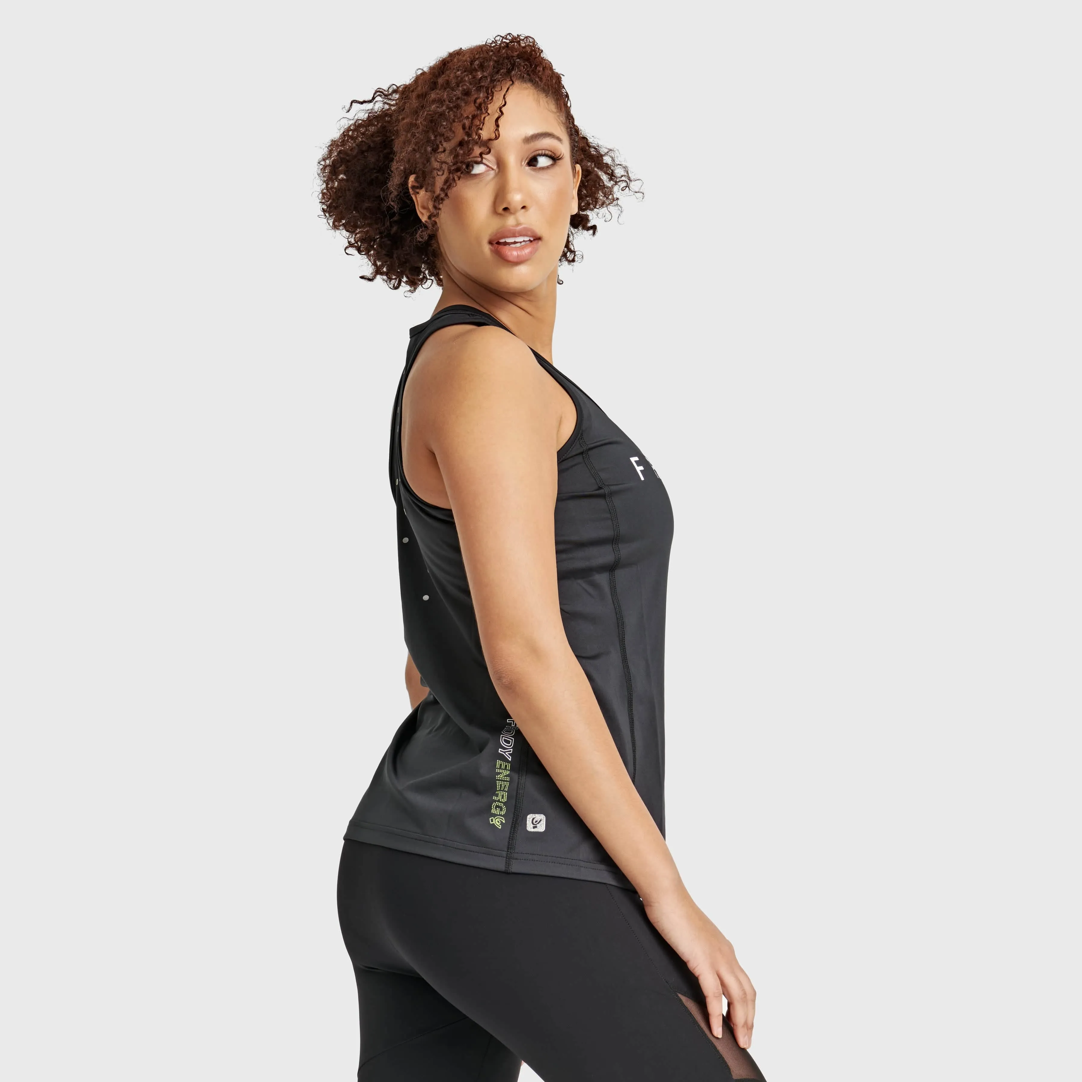 Energy Sports Singlet - Black