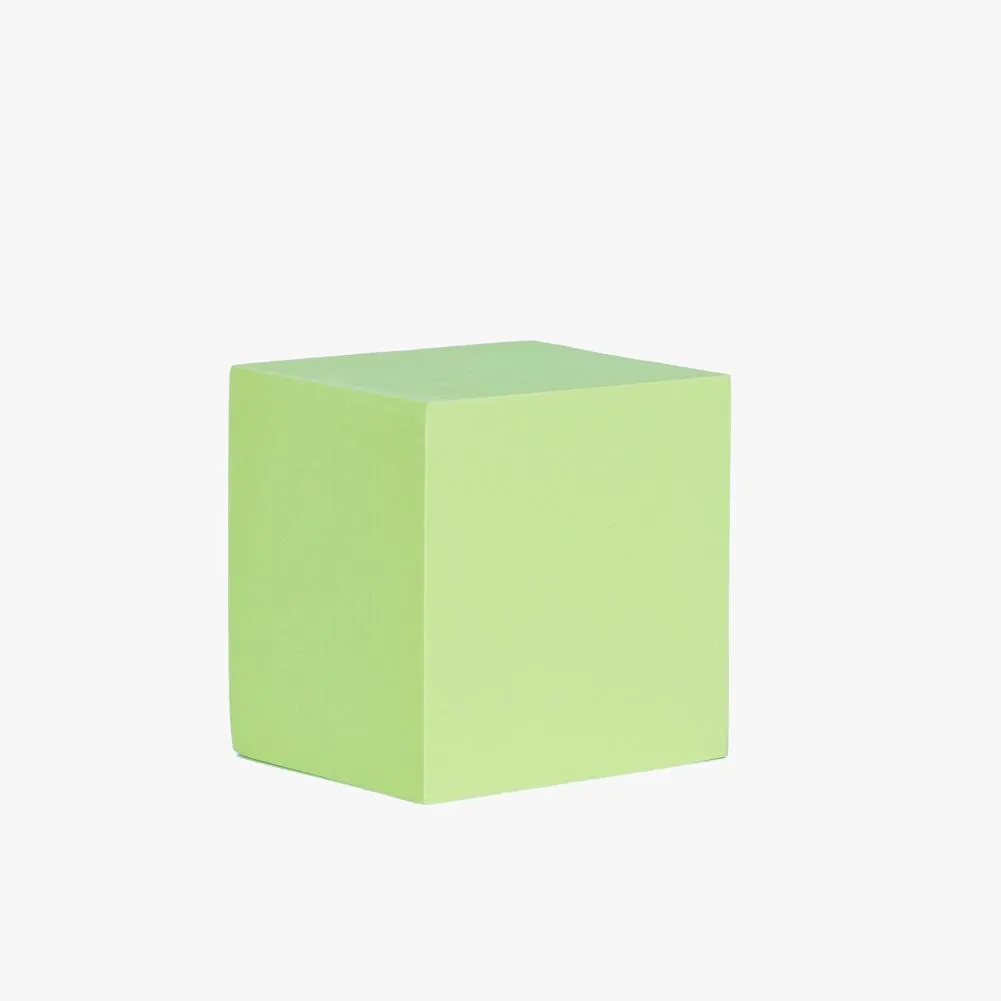 Geometric Foam Styling Props for Photography - Tall Square 10cm (Mint Green)