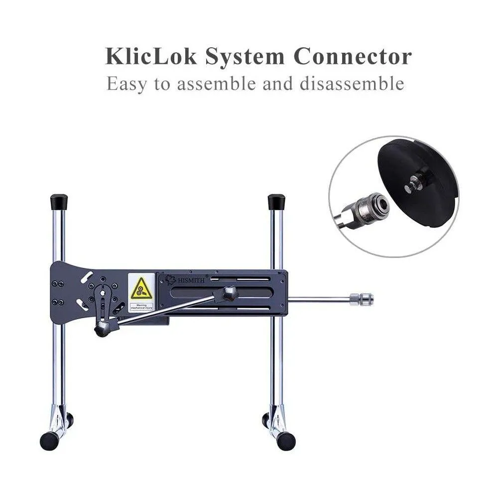 Hismith - 10.43in Silicone Black Bullet (KlicLok)
