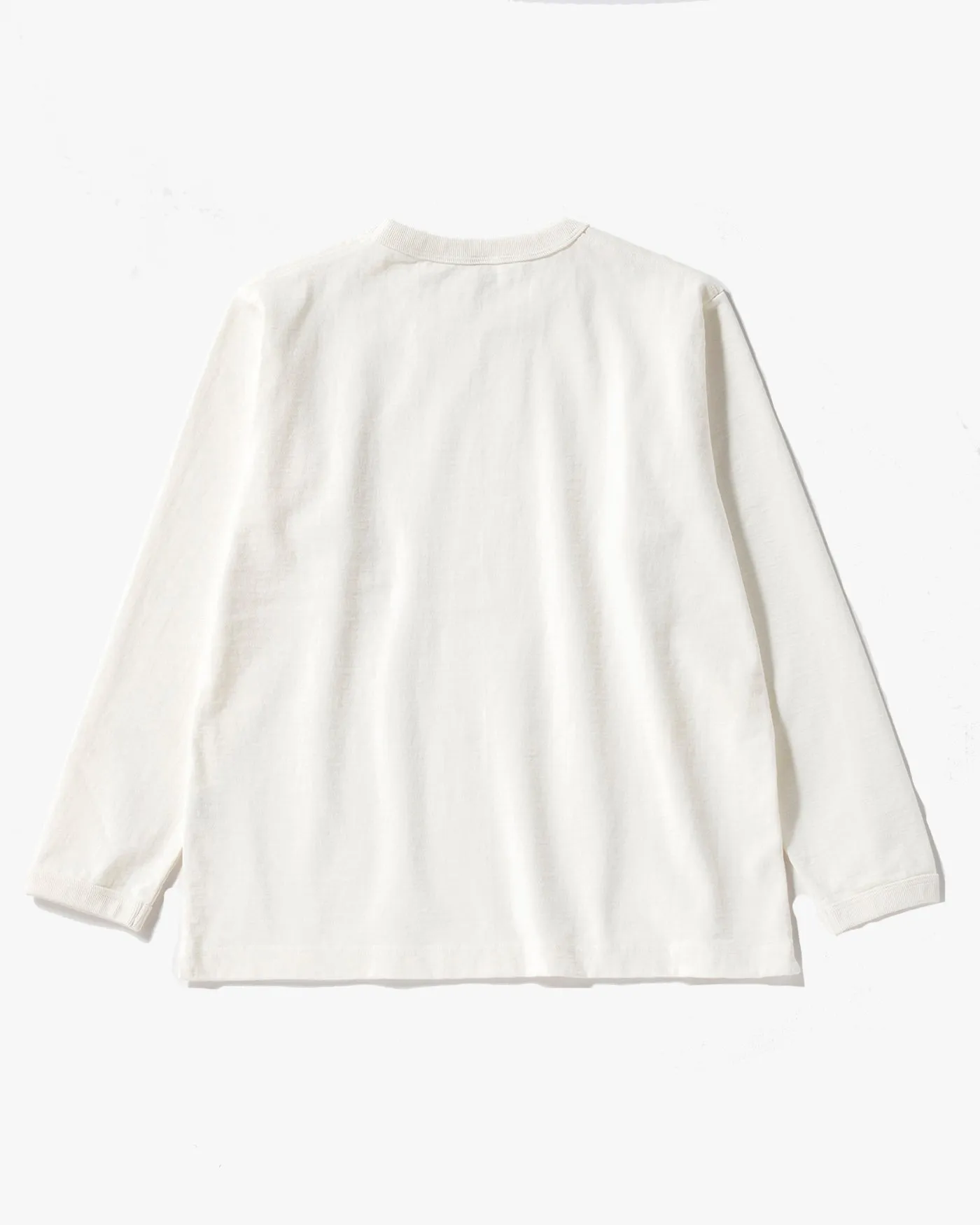 Jackman Dotsume L/S Tee - Off White