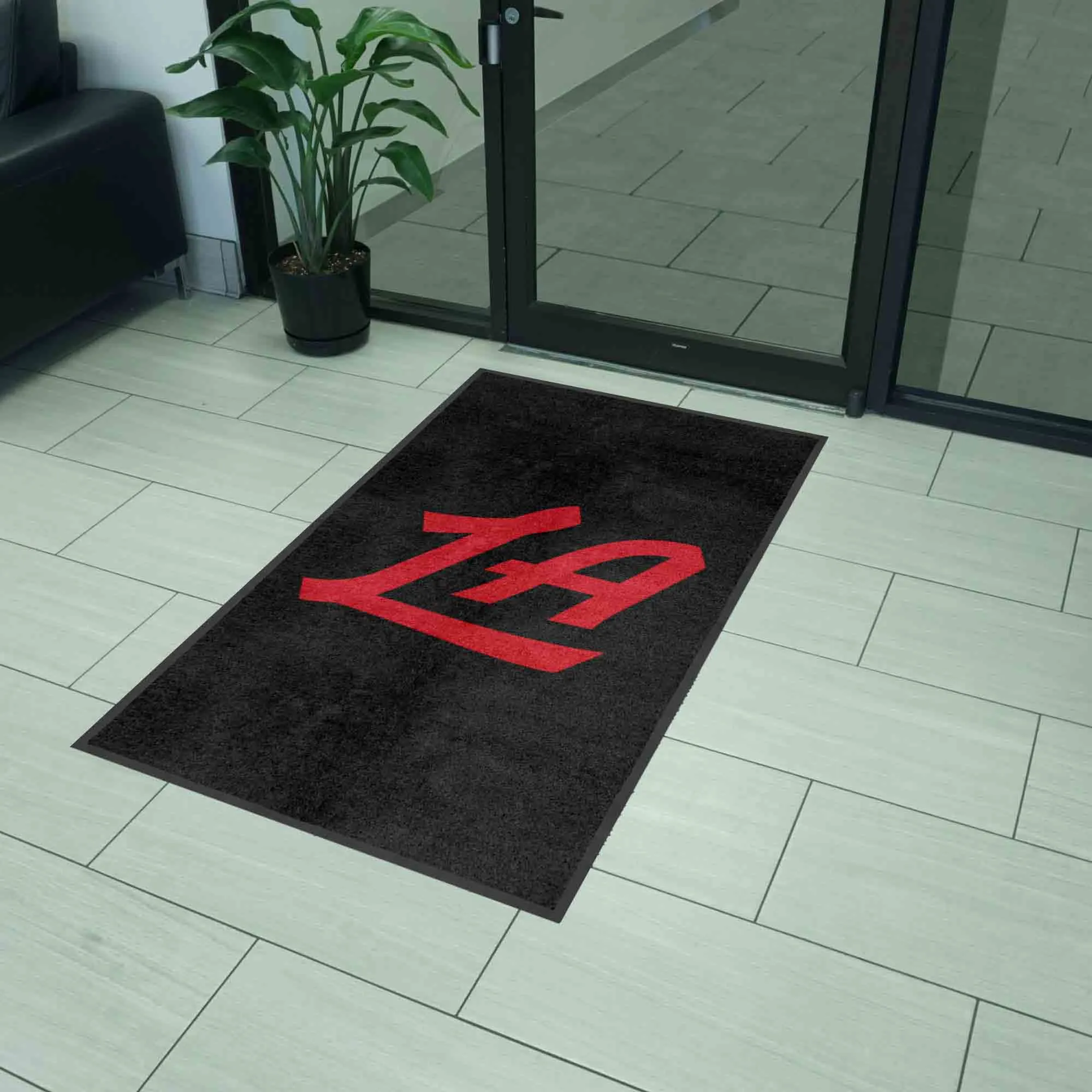 Los Angeles Clippers 3X5 High-Traffic Mat with Durable Rubber Backing - Portrait Orientation