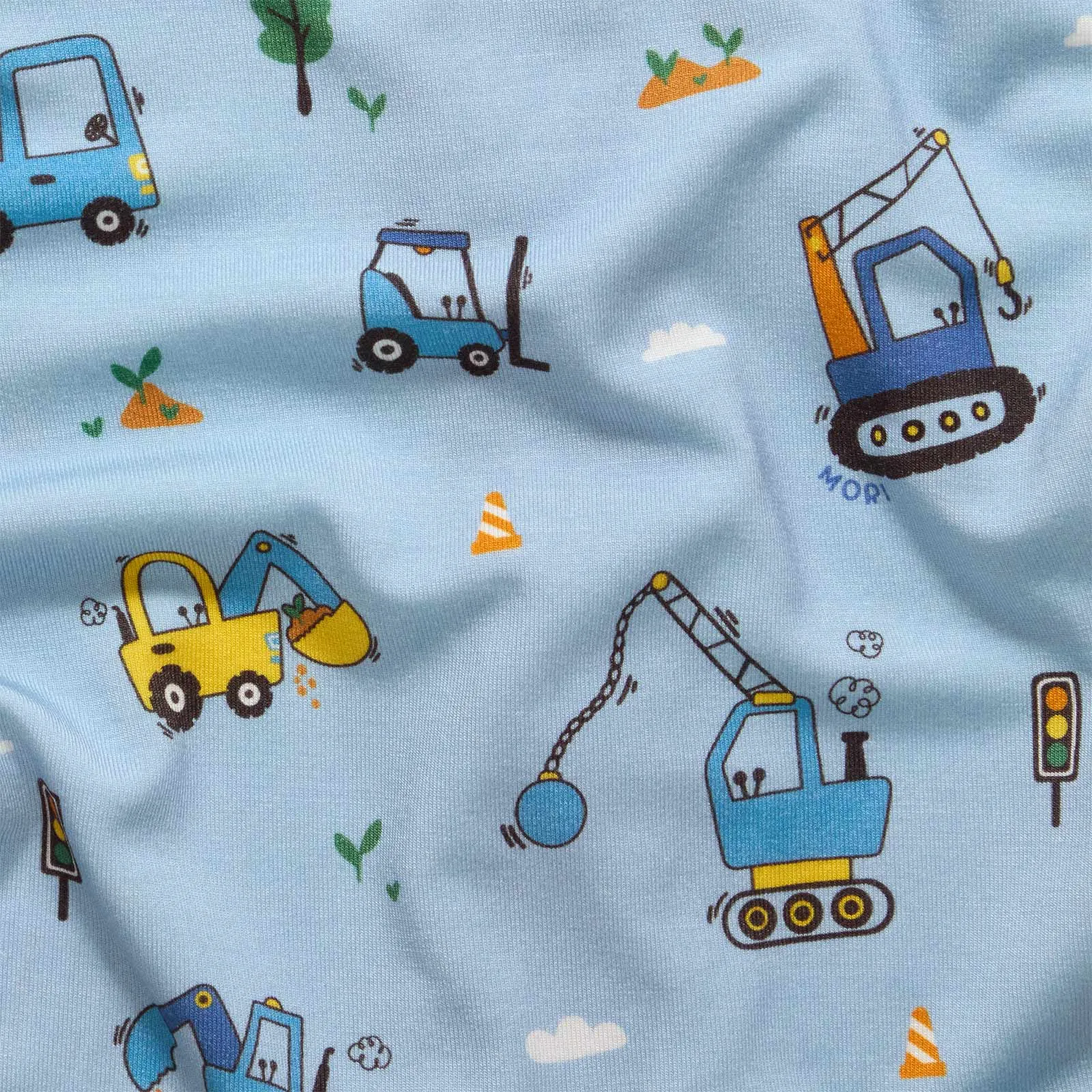 Mighty Machines Clever Zip Baby Pajamas