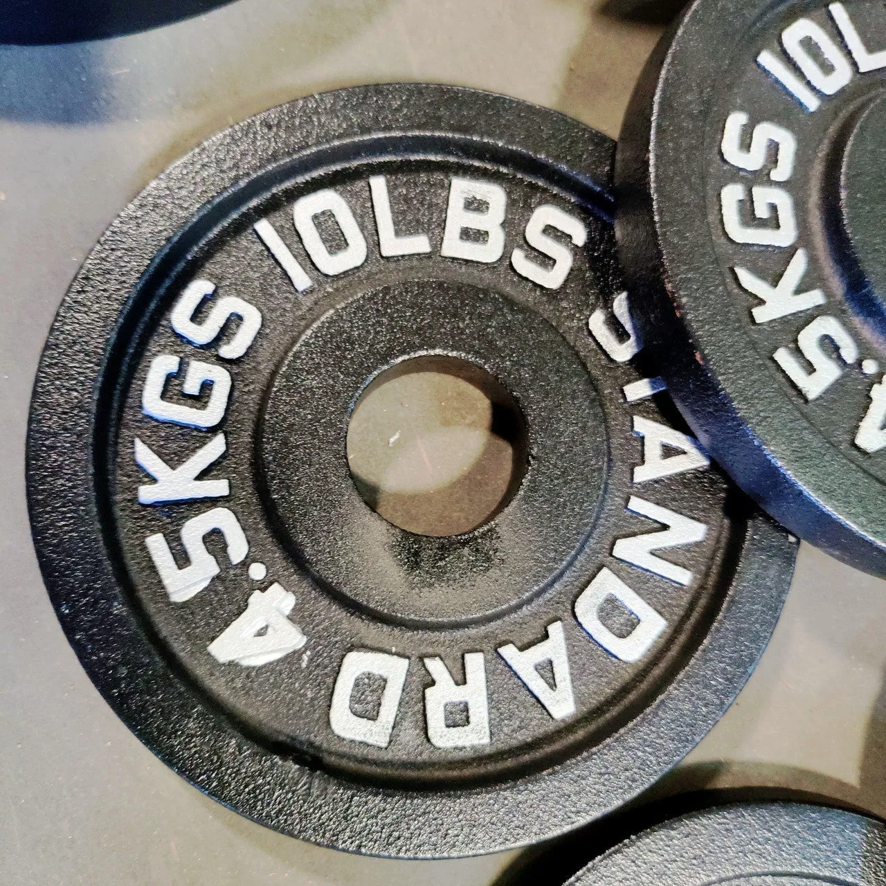 NEW Individual Cast Iron Weight Plates Olympic Weights Oldschool