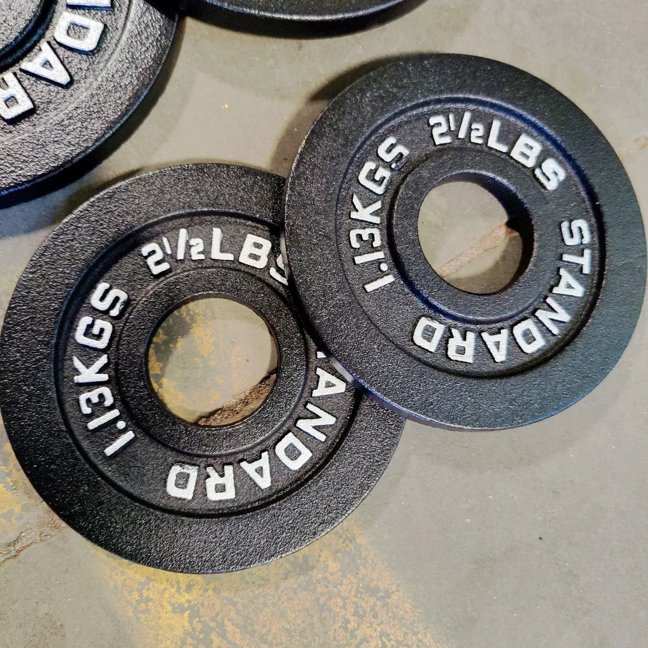 NEW Individual Cast Iron Weight Plates Olympic Weights Oldschool