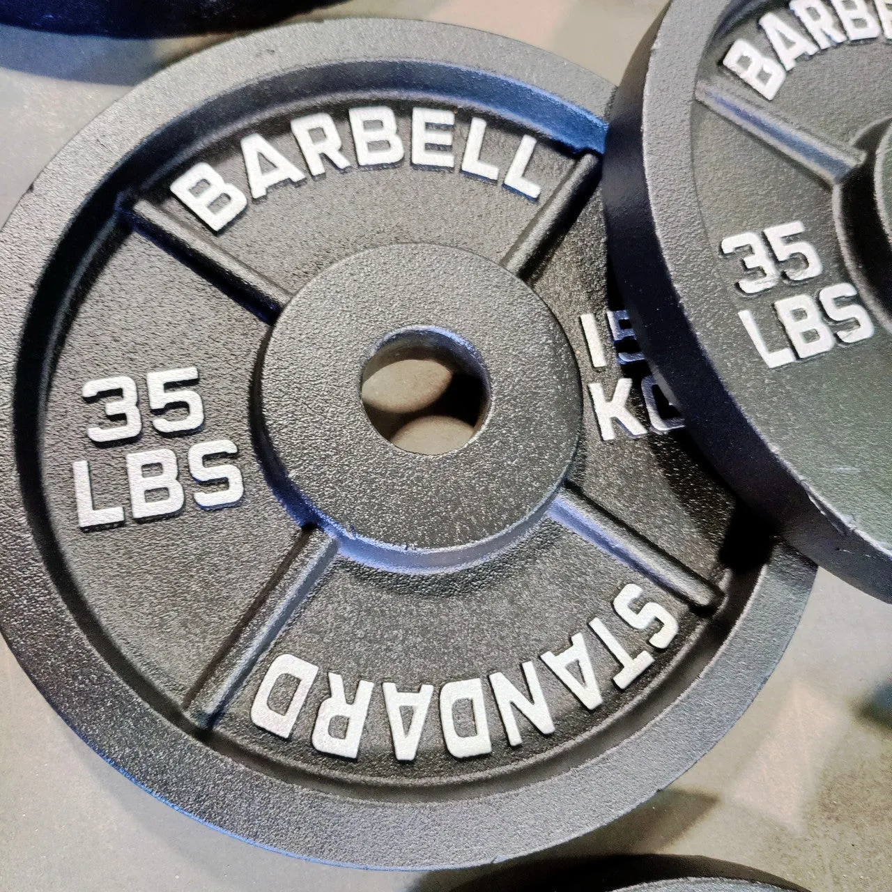 NEW Individual Cast Iron Weight Plates Olympic Weights Oldschool