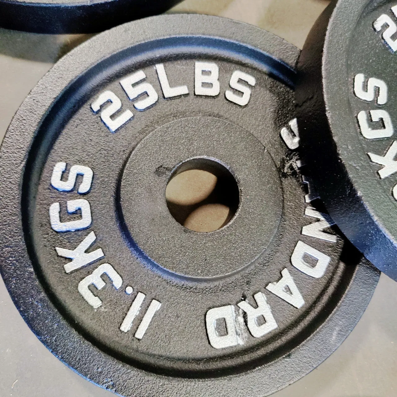 NEW Individual Cast Iron Weight Plates Olympic Weights Oldschool