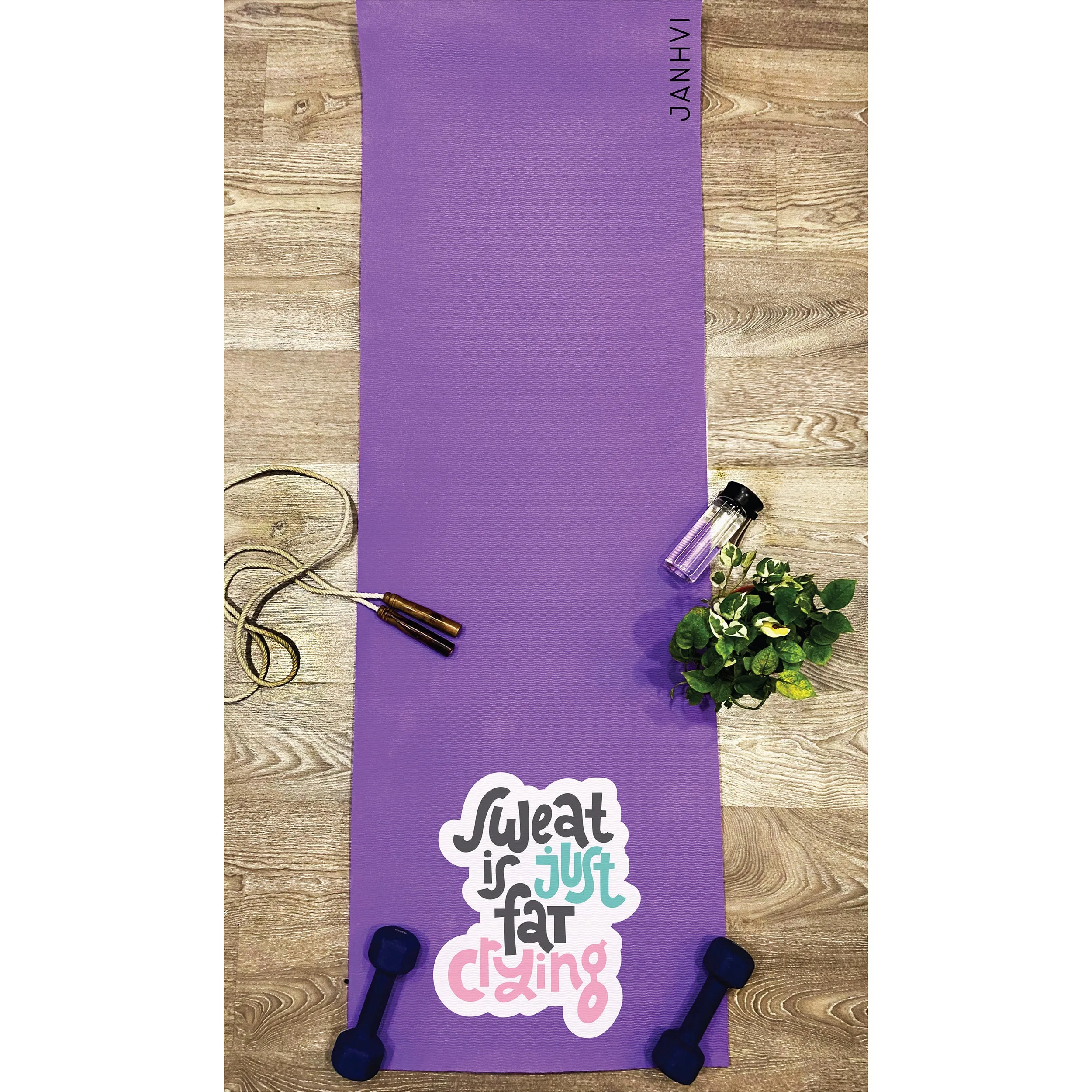 Own It Yoga Mat - Be A Bad Ass With A Good Ass