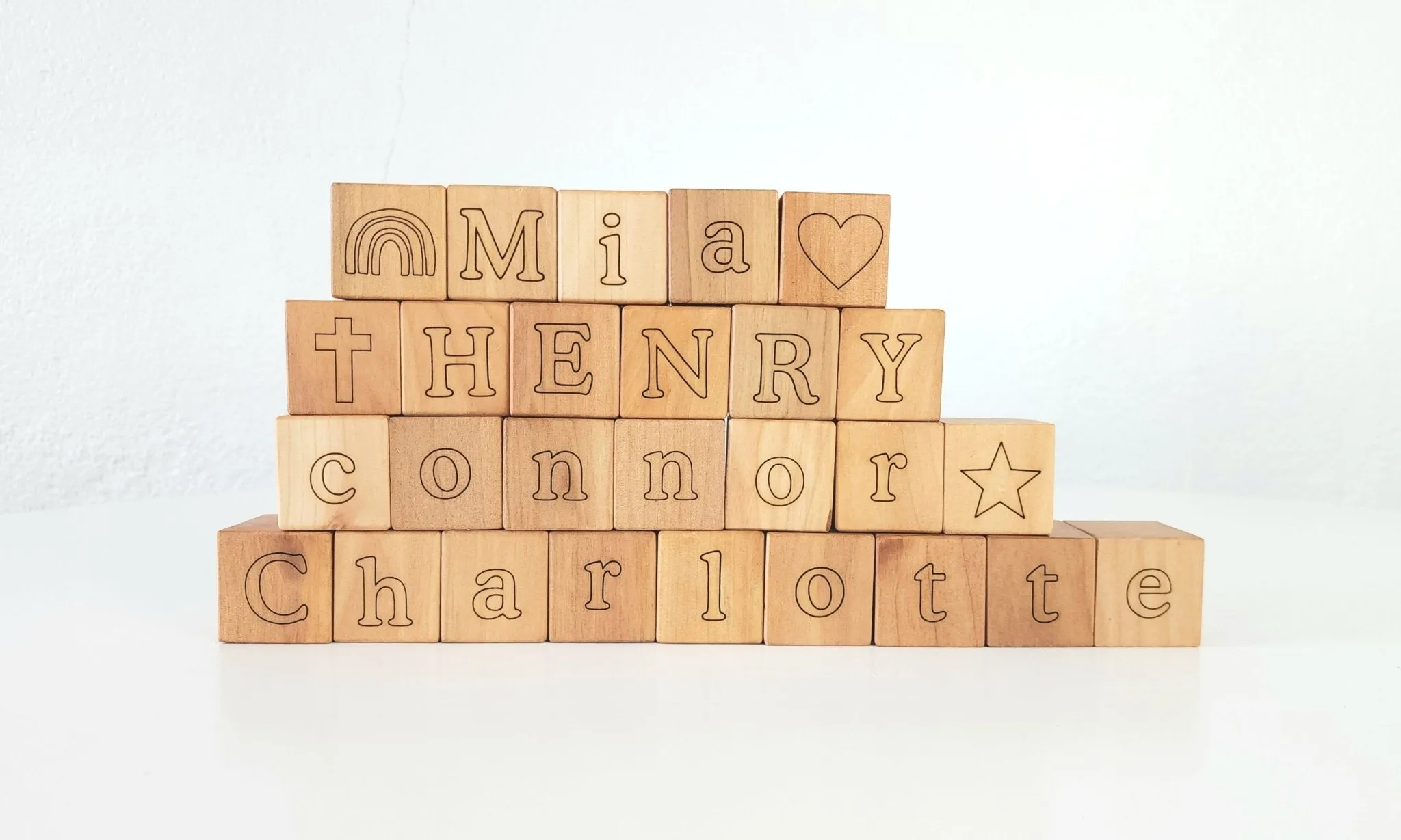 Personalized Name Blocks