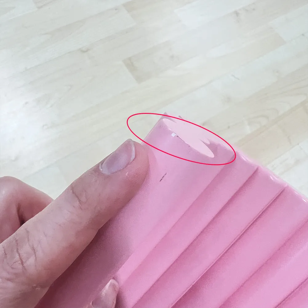 Pink Curved Cylinder Wall Styling Prop (DEMO STOCK)