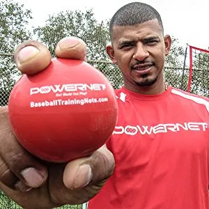 PowerNet 3.2" Weighted Hitting and Batting Training Ball (6 Pack): 1004L