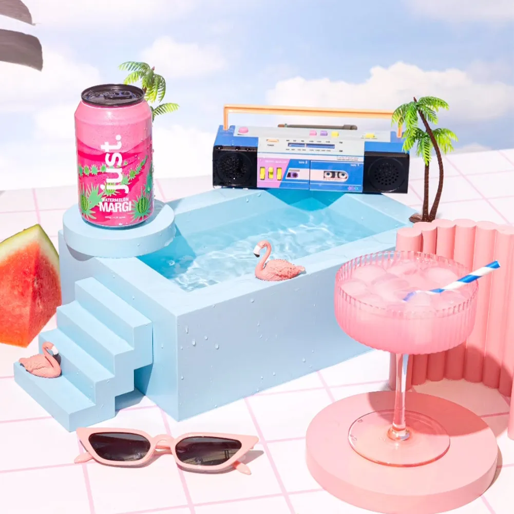 Propsyland Pink Circle Platform Bundle Styling Prop