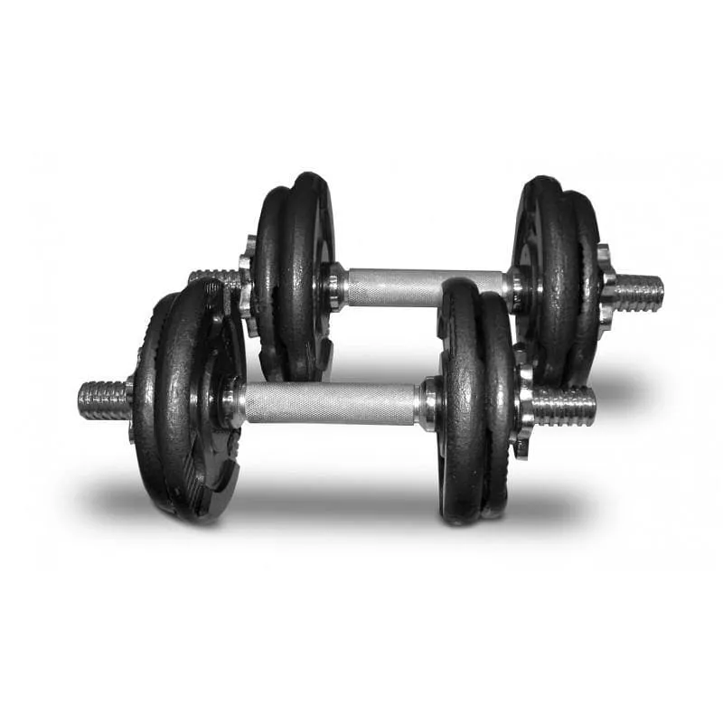 SALE:  Bodyworx 7SET20BW Quality Spinlock Dumbbell Kit  (20KG)