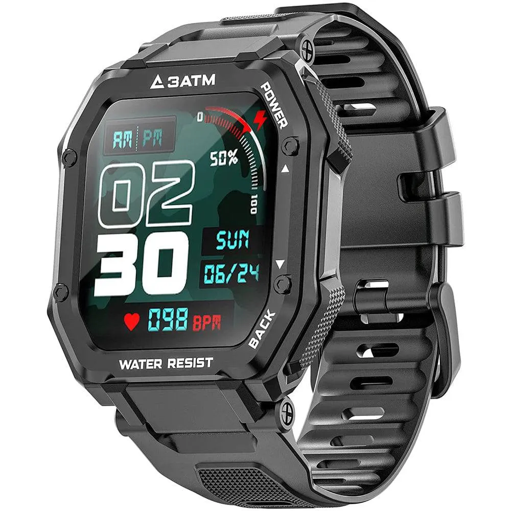 SENBONO 1.69 Inch 3 ATM IP68 Waterproof Smart watch Men Women Fitness Tracker Blood Pressure Monitor Outdoor Sports