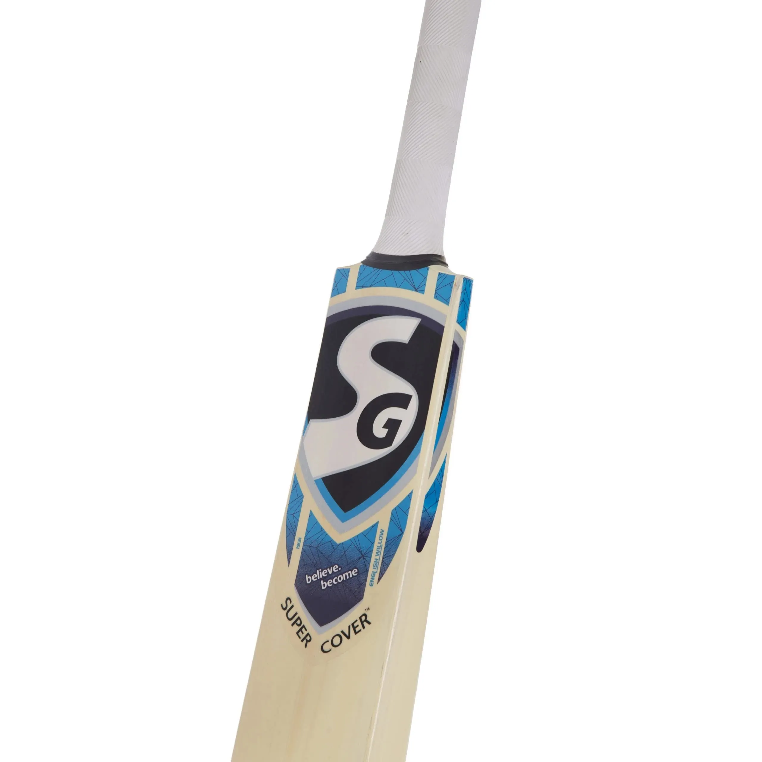 Super Cover Grade 5 English Willow Cricket Bat ( Size: Short Handle | Leather Ball
