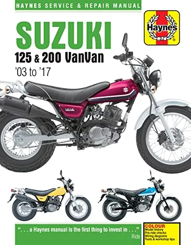 Suzuki Rv125 & 200 Vanvan 2003-2016 manual