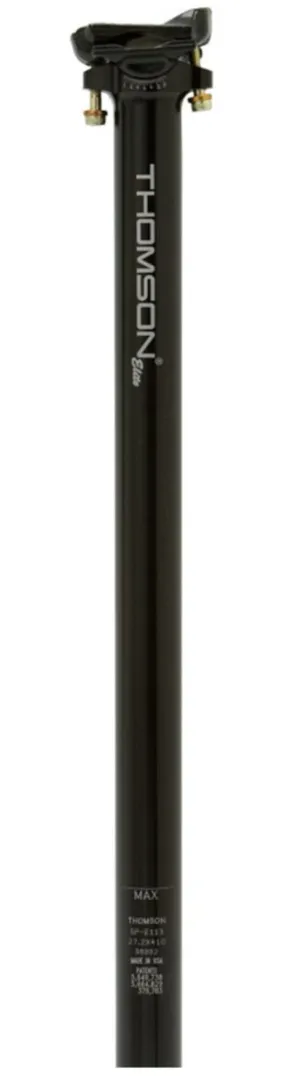 Thomson Elite 30.9mmx367mm Black Seatpost