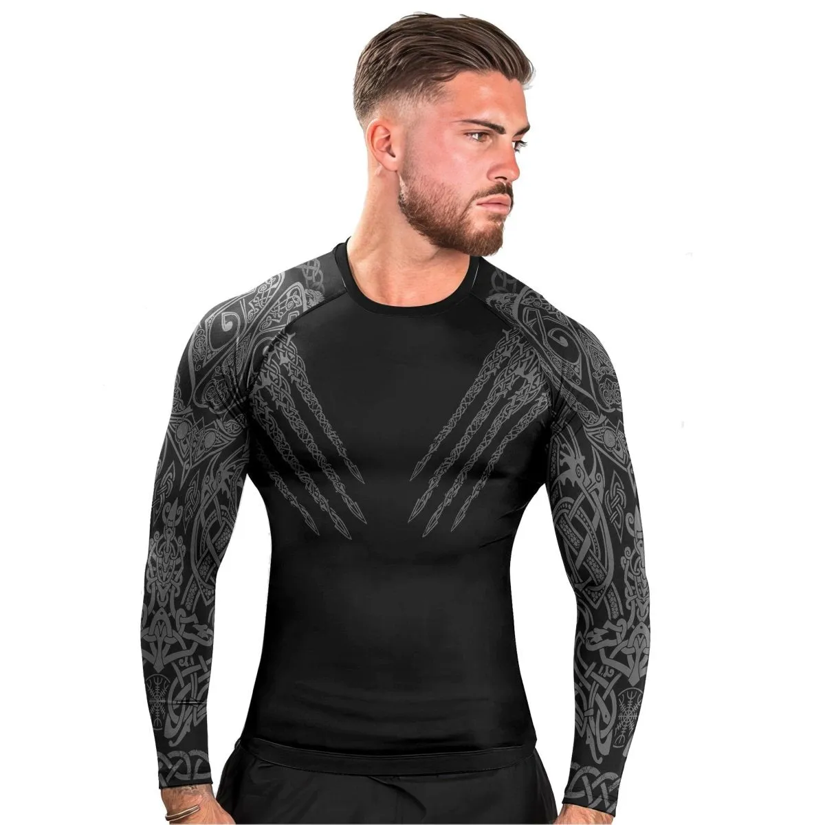 Viking Berserker Men's Long Sleeve Rash Guard