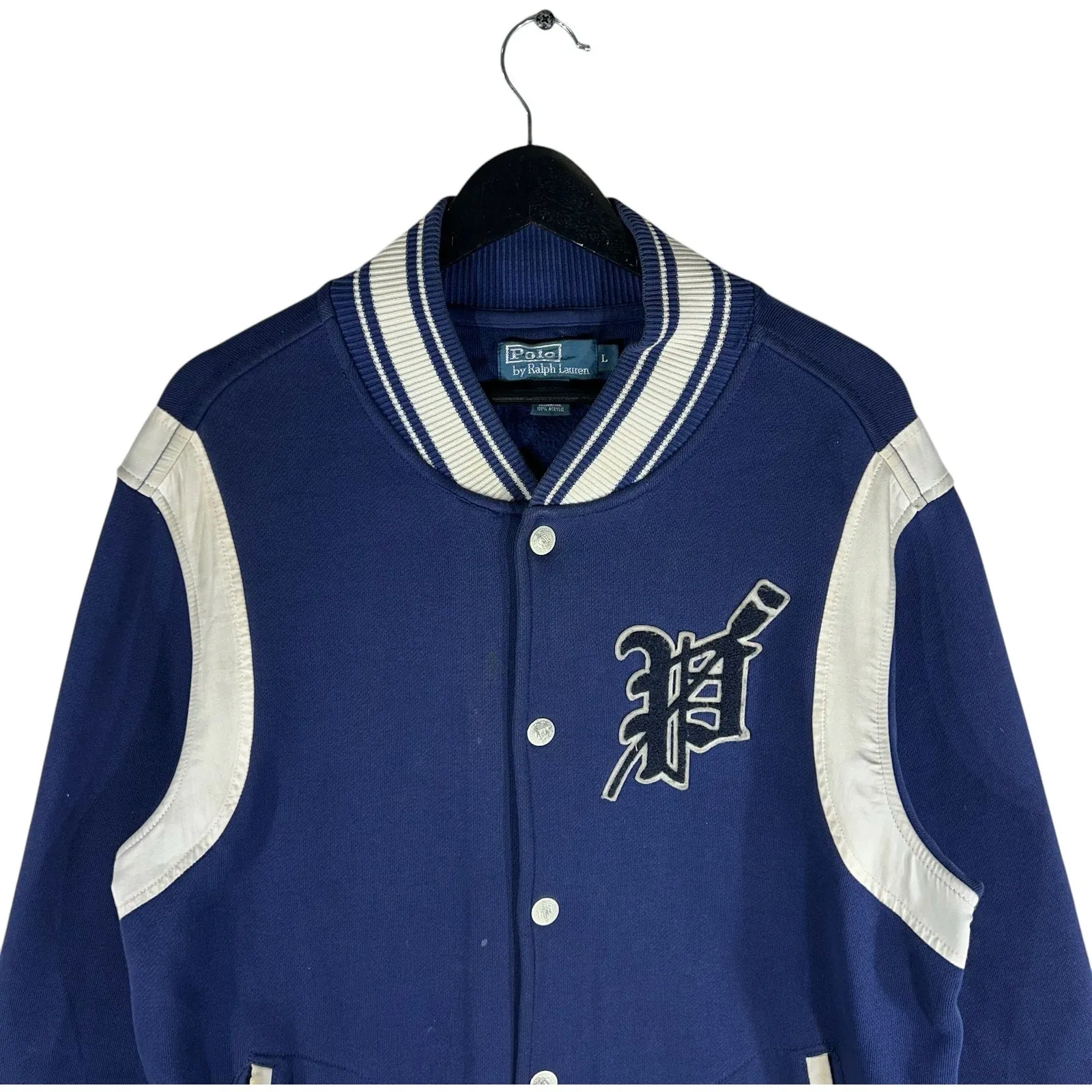 Vintage Polo Ralph Lauren Rowing Emblem Varsity Jacket