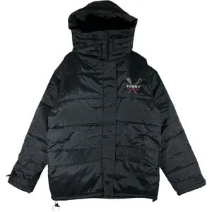 Vintage Tommy Hilfiger Rowing Logo Hooded Puffer Jacket