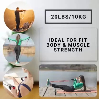 WErFIT Resistance Bands, Toning Tube For Stretching & Full Body Workouts (7kg-12kg) Resistance Tube
