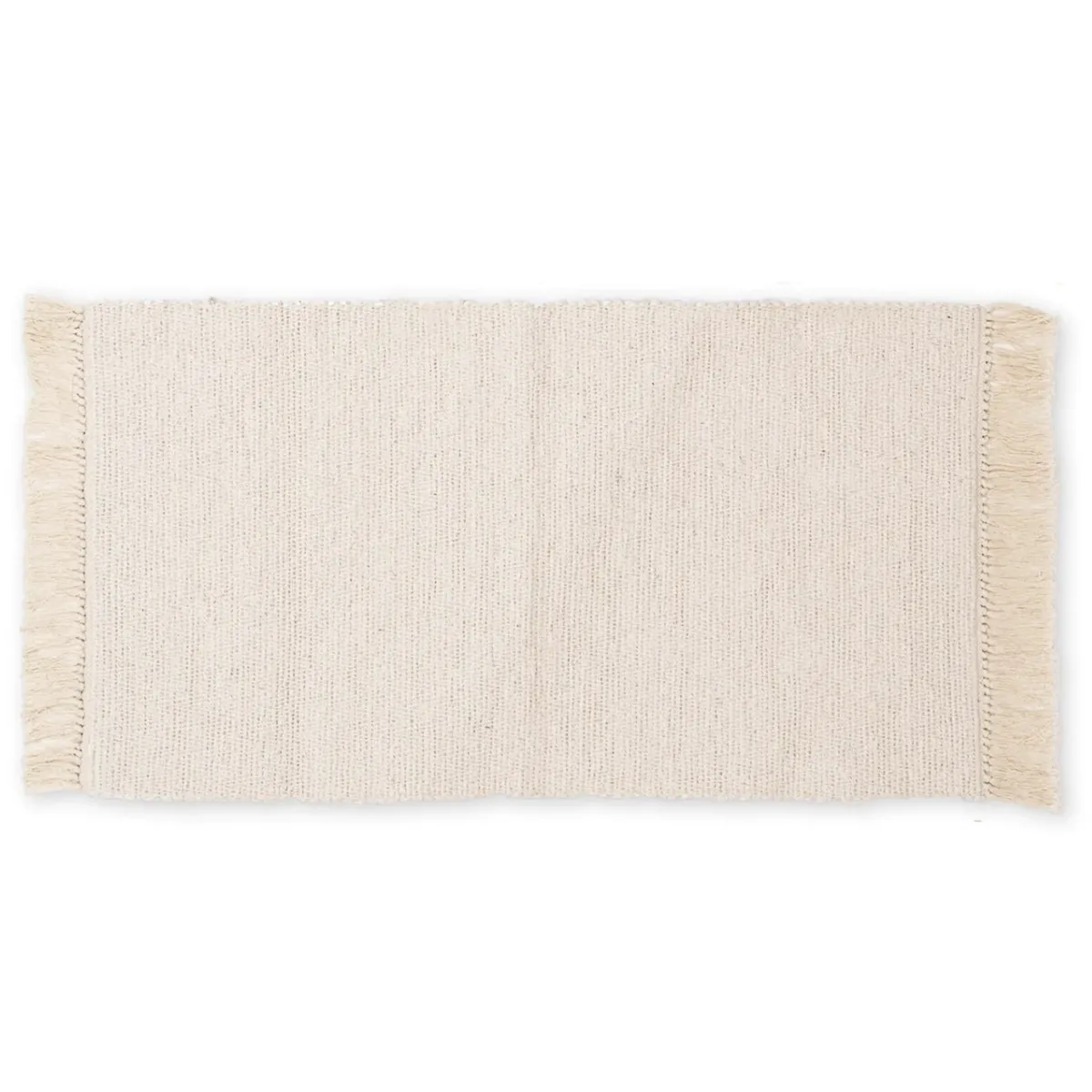 Woven Cotton Ivory Mats
