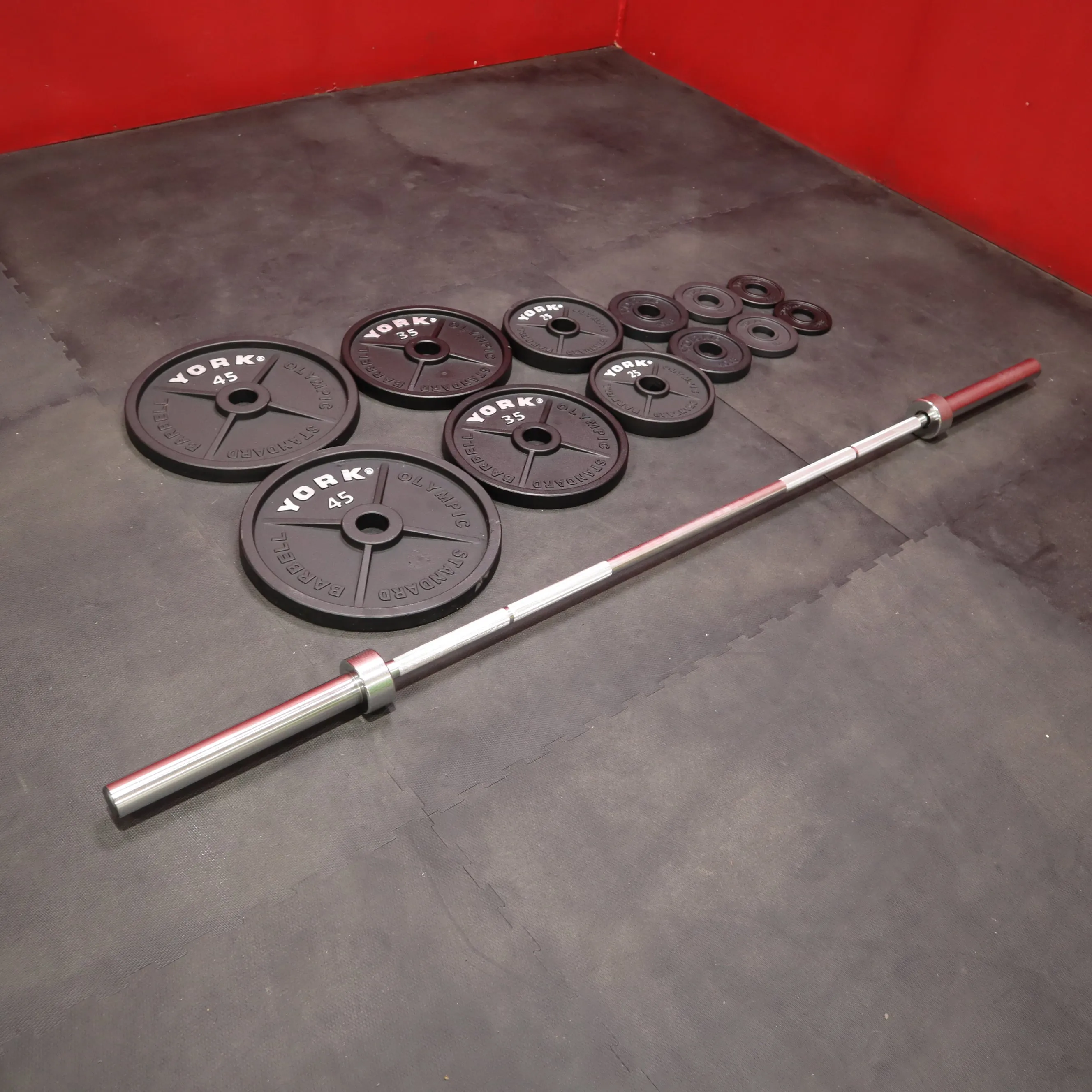 York Iron Olympic Weight Plates